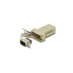 DIGITUS D-Sub9/M RJ45 RS-232 moduláris Adapter