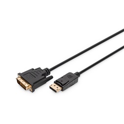 DIGITUS Full HD 60Hz 1.1a DisplayPort - DVI-D kábel 3m