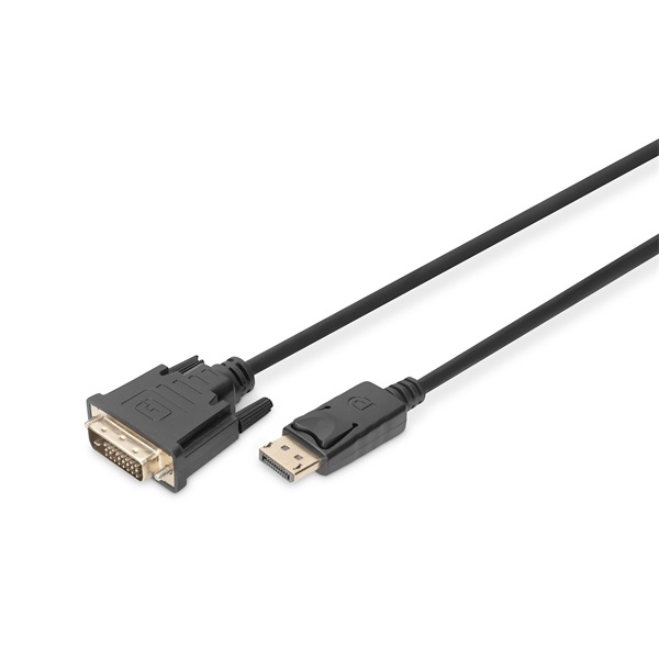 DIGITUS Full HD 60Hz Dual Link 1.1a DisplayPort - DVI-D kábel 3m