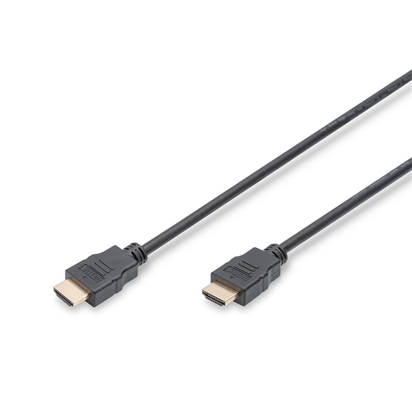 DIGITUS High Speed UHD 4K 3D 30Hz 1.4 aranyozott Ethernet HDMI kábel 3m