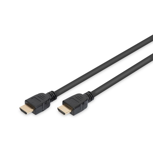 DIGITUS High Speed UHD 8K 3D 60Hz 2.1 aranyozott Ethernet HDMI kábel 1m