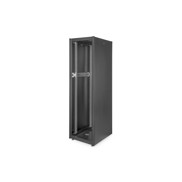 DIGITUS Rack Dynamic Basic 19" 42U 2040x600x800mm üvegajtós fekete álló rack szekrény