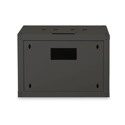 DIGITUS Rack Unique 19" 7U 420x600x450mm üvegajtós fekete fali rack szekrény