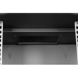 DIGITUS SOHO PRO 10" 12U 595x315x300mm üvegajtós fekete fali rack szekrény