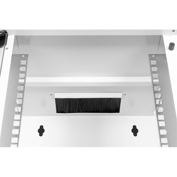 DIGITUS SOHO PRO 10" 12U 595x315x300mm üvegajtós szürke fali rack szekrény