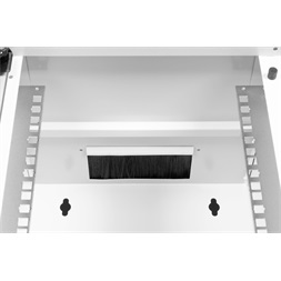 DIGITUS SOHO PRO 10" 12U 595x315x300mm üvegajtós szürke fali rack szekrény