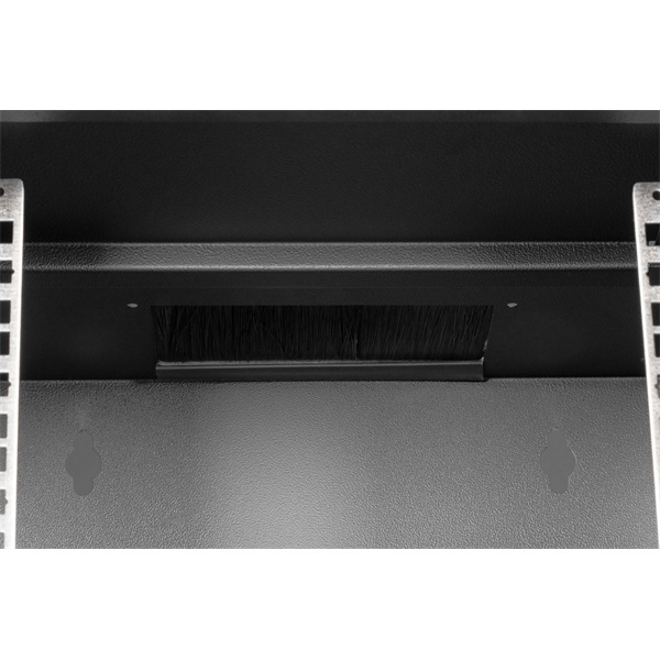 DIGITUS SOHO PRO 10" 9U 254x315x300mm üvegajtós fekete fali rack szekrény