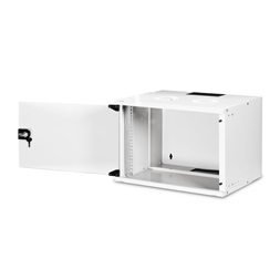 DIGITUS SOHO PRO 19" 7U 370x540x400mm üvegajtós szürke fali rack szekrény