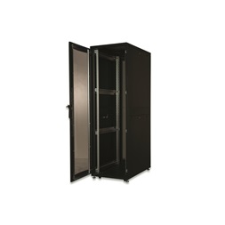 DIGITUS Server Rack Unique 19" 42U 2050x800x1000mm perforált ajtós fekete álló szerver rack szekrény