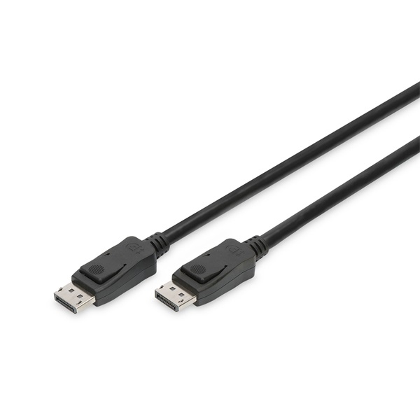 DIGITUS UHD 3D 4K 120Hz aranyozott 1.4 DisplayPort kábel 1m