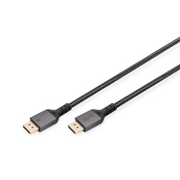 DIGITUS UHD 8K 120Hz aranyozott 1.4 DisplayPort kábel 1m