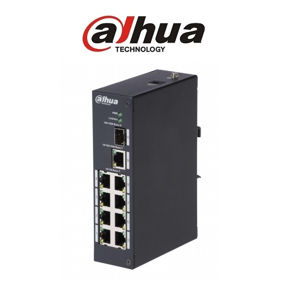 Dahua PFS3110-8T 8x 10/100+1x gigabit+1x SFP uplink switch