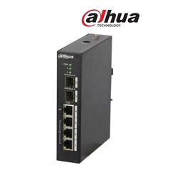 Dahua PFS3206-4P-96 3x 10/100(PoE+/PoE)+1x gigabit(HighPoE/PoE+/PoE)+2x SFP uplink, 96W PoE switch