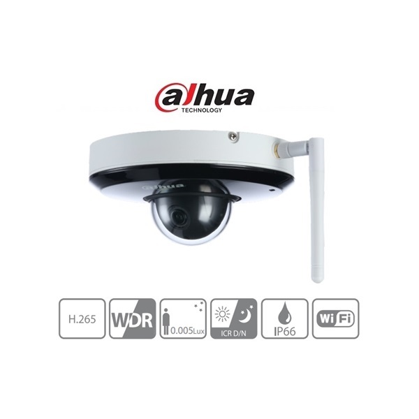 Dahua SD1A203T-GN-W kültéri 2MP, 2,7-8,1mm, IR15m, wifi IP Mini PTZ dómkamera