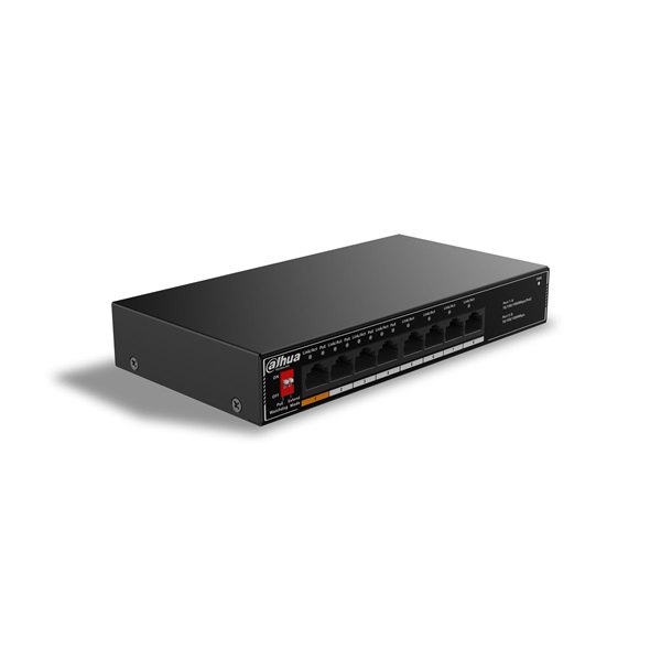 Dahua SG1008LP 4x1 Gbps PoE + 4x1 Gbps LAN/60W/nem menedzselhető PoE Switch