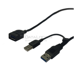 DataLocker DL3 USB3.0 Y hosszabbító kábel