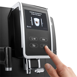 DeLonghi ECAM370.70.B fekete tejhabosítóval automata kávéfőző