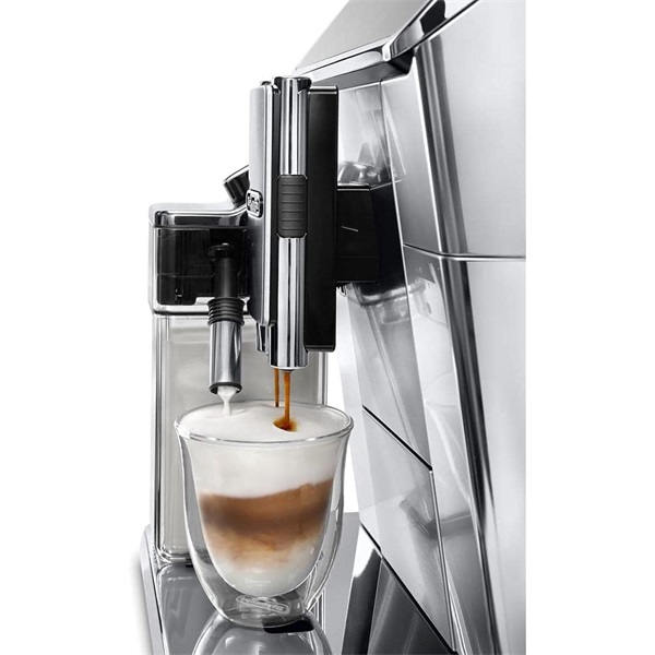 DeLonghi ECAM 650.75.MS PrimaDonna Elite ezüst tejhabosítóval automata kávéfőző