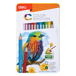 Deli Color Emotion 12db-os színes ceruza készlet