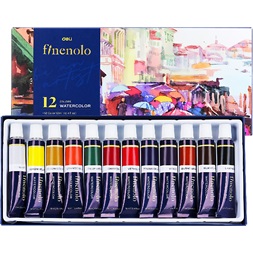 Deli Finenolo 12ml x 12 db-os akvarellfesték készlet