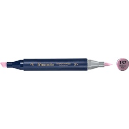 Deli Finenolo 137 - Medium Pink kétvégű permanent ART marker