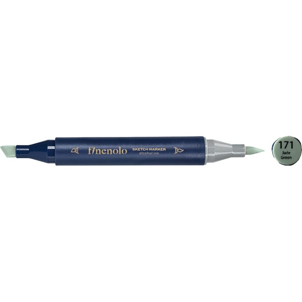 Deli Finenolo 171 - Jade Green kétvégű permanent ART marker