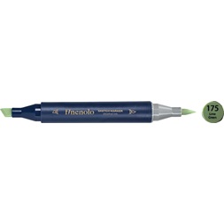 Deli Finenolo 175 - Lime Green kétvégű permanent ART marker