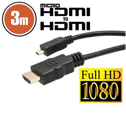 Delight 3m 1.3b HDMI - micro HDMI kábel