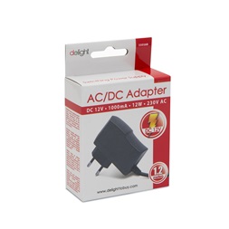 Delight DC 12V 1000mA Adapter