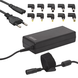 Delight Univerzális 90W laptop/notebook töltő adapter tápkábellel