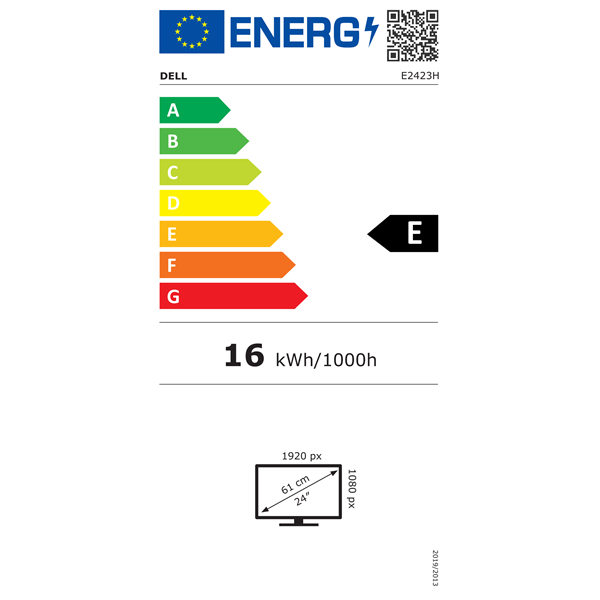 Dell 23,8" E2423H FHD VA VGA/HDMI LCD monitor