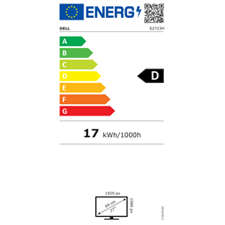 Dell 27" E2723H FHD VA VGA/DP LCD monitor
