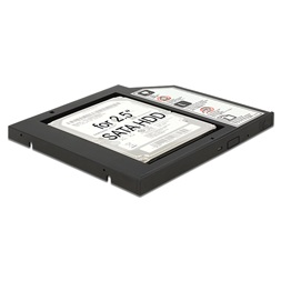 Delock 62669 Slim SATA 5.25" HDD/SSD beépítő-keret 9,5 mm