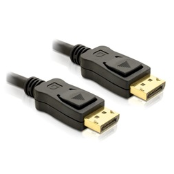 Delock 82585 2 méter Displayport 4K fekete kábel