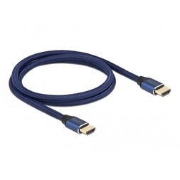 Delock 85446 1m Ultra nagy sebességű HDMI 48Gbps 8K 60Hz kék kábel