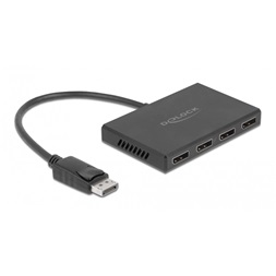 Delock 87794 4xDisplayPort 1.4 kimenet - 1xDisplayPort bemenet splitter