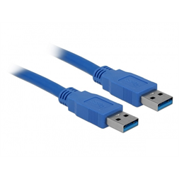 Delock 82537 USB-A - USB-A 3.0 5m kék kábel