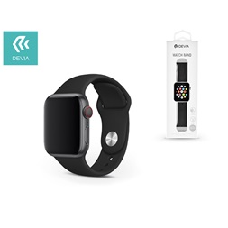 Devia ST324871 Devia 40mm iWatch fekete óraszíj