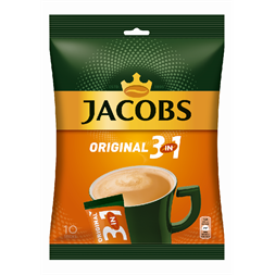 Douwe Egberts Jacobs 3in1 10x15,2g instant kávékeverék csomag