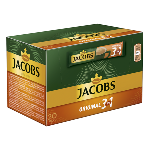 Douwe Egberts Jacobs 3in1 20 db-os instant kávékeverék csomag