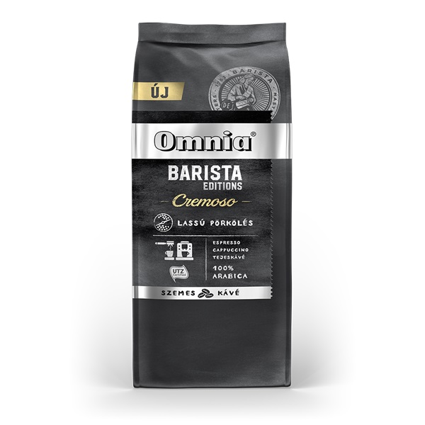 Douwe Egberts Omnia Barista Editions Cremoso 900 g szemes kávé