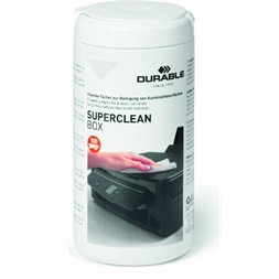 Durable SUPERCLEAN BOX 100 műanyag felületre tisztítókendő