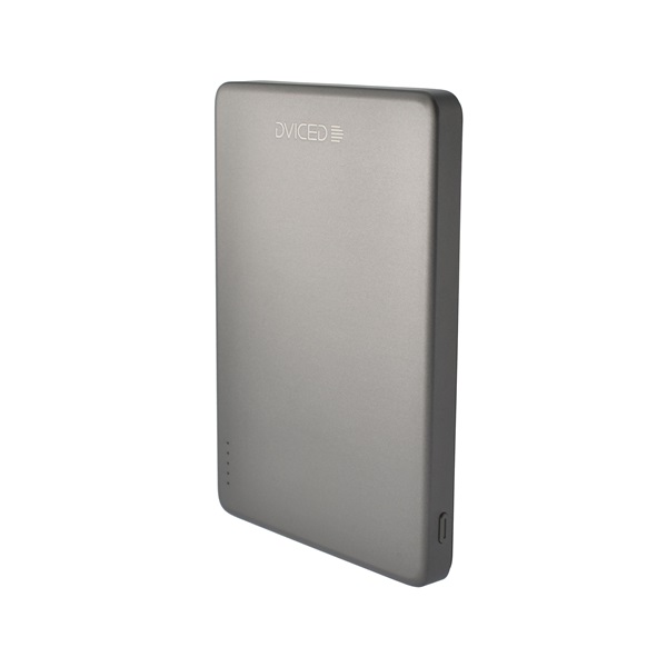 Dviced DV400003 Ultrathin 5000mAh fekete/szürke powerbank