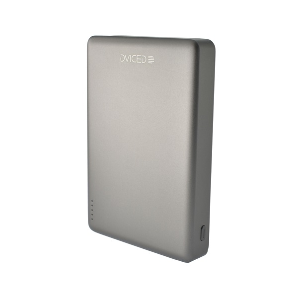 Dviced DV400004 Ultrathin 10000mAh fekete/szürke powerbank