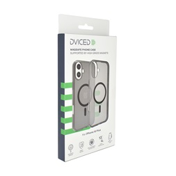 Dviced DV511020 MagSafe iPhone 16 Plus füst/fekete hátlap