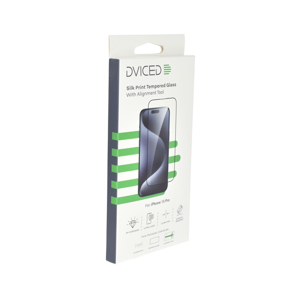 Dviced DV520002 iPhone 15 Pro 9H üveg kijelzővédő fólia