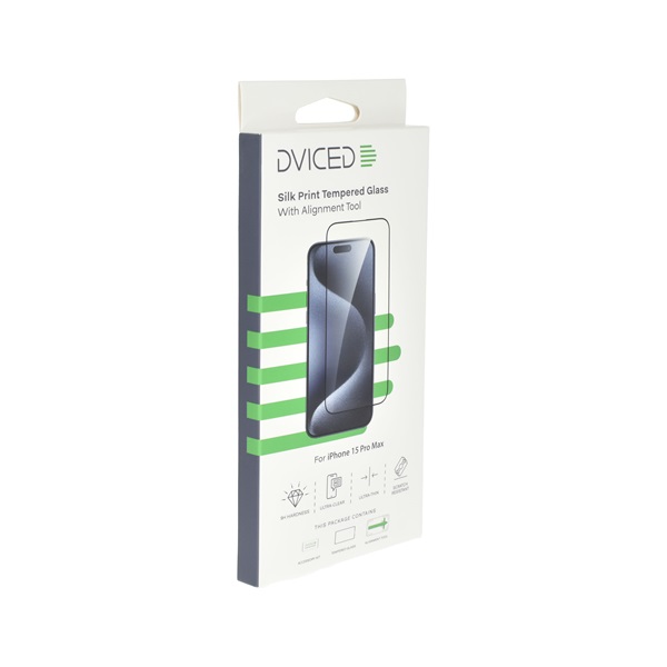 Dviced DV520004 iPhone 15 Pro Max 9H üveg kijelzővédő fólia