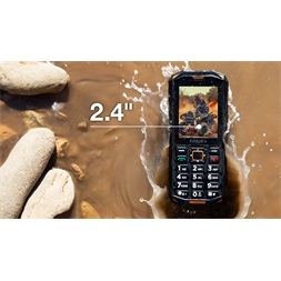 EVOLVEO Strongphone X5 2,4" DualSIM fekete/narancs mobiltelefon