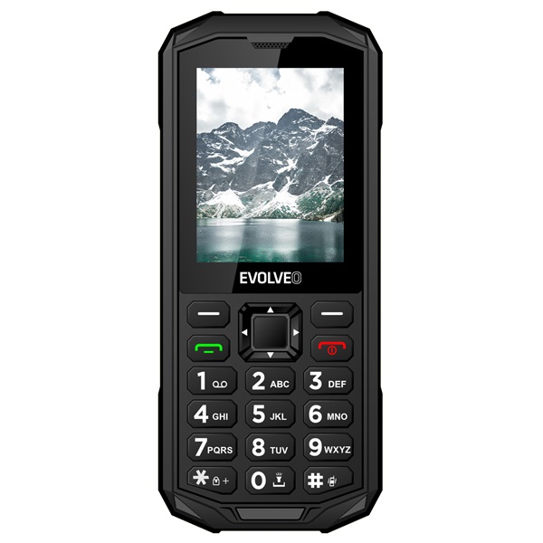 EVOLVEO Strongphone X5 2,4" DualSIM fekete/szürke mobiltelefon