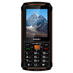 EVOLVEO Strongphone Z6 2,8" DualSIM fekete/narancs mobiltelefon